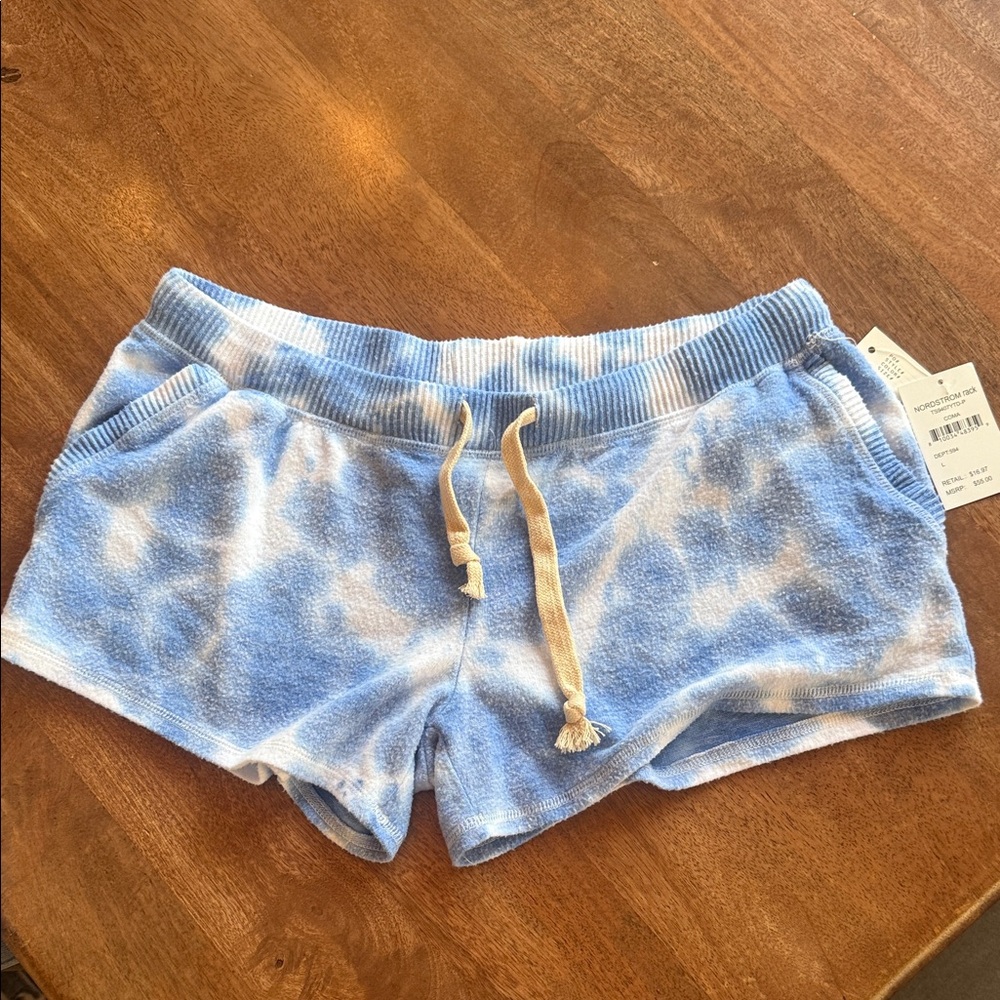 NWT Blue Tie-Dye Women Shorts